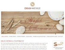 Tablet Screenshot of drax-muehle.de
